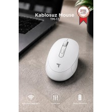 Torima Mouse Çift Modlu Sessiz Kablosuz Fare TM17 Beyaz