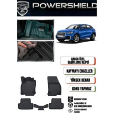 POWERSHIELD Audi Q2 2016 ve Sonrası Uyumlu Araca Özel Premium 5D Havuzlu Oto Paspas Takımı