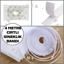 İnfeta 4 Metre Cırtlı Sineklik Bandı - Dayanıklı Sineklik Tülü Bandı Özellikli Pratik Bant