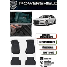POWERSHIELD Audi A4 2016 ve Sonrası Uyumlu Araca Özel Premium 5D Havuzlu Oto Paspas Takımı