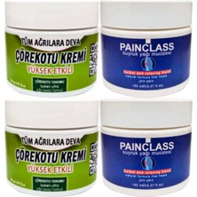 Bezos Çörek Otu Kremi Etkili Orta Boy 2x 100 ml + Painclass 2x 150 ml Kuyruk Yağı Kremi