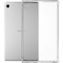 Fırsatkolik Mey Ithalat®  Samsung Galaxy T220 Tab A7 Lite 8.7 Kılıf Anti Shock Tablet Silikon - Şeffaf