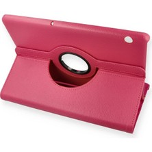 Fırsatkolik Mey Ithalat®  Huawei Mediapad T5 10 Kılıf 360 Tablet Deri Kılıf - Pembe