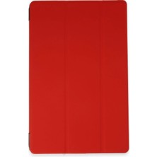 Fırsatkolik Mey Ithalat®   iPad Pro 13 (2024) Kılıf Tablet Smart Kılıf - Kırmızı