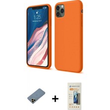 Pileli Store Pilelistore™ iPhone 11 Pro Kılıf Kozmos Yansıma Özel Seri - Siyah 6d Mat Seramik Hayalet Nano Ekran Koruyucu + Shine Kamera Lens Koruma Cam - Gd