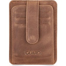 Guard Crazy Taba Hakiki Deri Dikey Model Kredi Kartlık // GRD260612WT1468