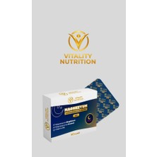 Iron-Edge Vitality Nutrition Magnezyum Gece 60 Kapsül ( Bisglisinat + L-Treonat + Vitamin B6 ) Gıda Takviyesi