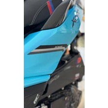 Yamaha Orijinal Xmax 250-300 (2024-26) Modifiye Sele Grenaj Stıcker Seti Kırmızı