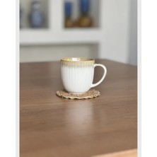Marys Concept Olivie Çizgili Porselen Kupa