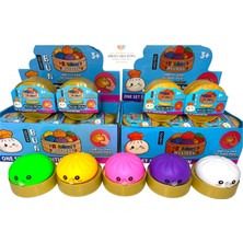 Milky Ada Toys Bun Squishy Dumbling Bubble Stres Oyuncağı Sukuşi Çin Mantısı Kutu 1 Adet