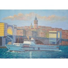 Galeri Atmaca Galata'nın Gölgesinde Boğaz Vapuru