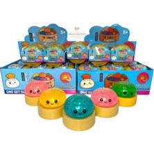 Milky Ada Toys Bun Squishy Dumbling Glitter Simli Stres Oyuncağı Sukuşi Çin Mantısı 1 Adet