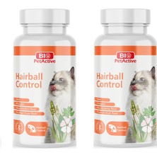 Bio Petactive Hairball Control Tablet Kediler Için Tüy Yumağı Önleyici Tablet 90 Lı 45 Gr. x 2 Adet