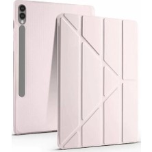Aydogan's Samsung Galaxy X510 Tab S9 Fe 11 Kılıf Kalemlikli Mars Tablet Kılıfı - Rose Gold
