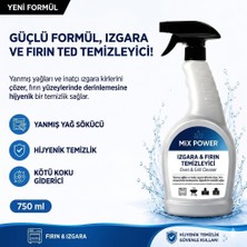 Mixpower Fırın Izgara Temizleyici 750 ml Sprey Fırın & Izgaralarda Derinlemesine Temizlik