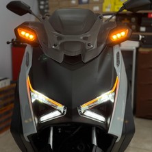 Yamaha Xmax 250 (2025-26) Amerikan Akıllı Modül Far Üstü LED Seti