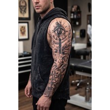 BP Tattoo Borne Tam Boy Kol Dövmesi Kol Kaplama Tattoo
