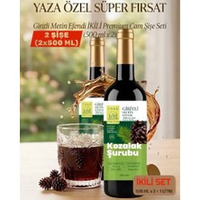 (2X500 Ml) Giritli Metin Efendi Kozak Bergama Vakfı Kozalak Şurubu 2 Şişe