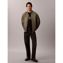 Calvin Klein Erkek Ls Terry Monologo Detaylı Sweatshirt