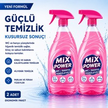 Mixpower Wc/banyo Temizleyici Tuvalet Temizleyici 1000 ml x 2 Adet Sprey Kireç Çözücü