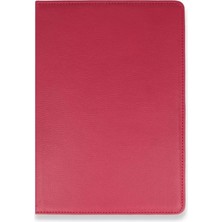 Aydogan's Samsung Galaxy X200 Tab A8 10.5 Kılıf 360 Tablet Deri Kılıf - Pembe