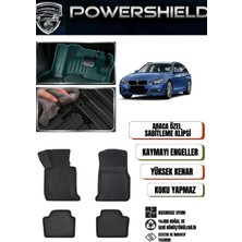 Guartly POWERSHIELD  Bmw 3 Serisi F31 2012-2019 Touring Uyumlu Araca Özel 4d Havuzlu Oto Paspas Takımı