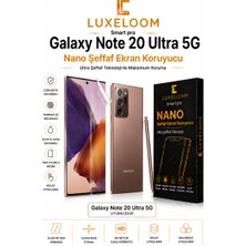 Luxeloom Samsung Galaxy Note 20 Ultra 5g Nano Şeffaf Ekran Koruyucu