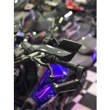 Universal Naked Scooter H2 Karbon Kanat Ayna Seti New Model