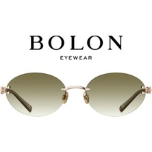 Bolon BX7008-A38 Genç Kadın Oval Çerçevesiz Titanyum UV400 Güneş Gözlüğü