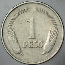 Banknoting Kolombiya 1 Peso 1978.