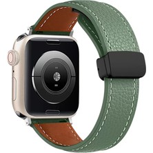 Aydogan's Watch 42MM KR414 Daks Deri Kordon - Koyu Yeşil