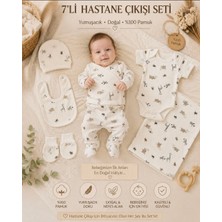 Aki Moda Kids Aki Moda Kıds Safari Desenli 7’li Yenidoğan Hastane Çıkışı Seti %100 Pamuk