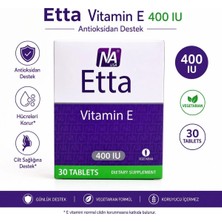 Natrol Etta Vitamin E 400 Iu 30 Tablet | Antioksidan Desteği