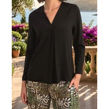 Biçomi Bicomi Ultra-Yumuşak Pamuklu Nefes Alan Etnik Desenli Comfort-Fit Pijama Takımı