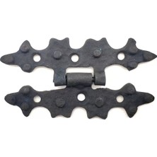 Aydogan's Antika Tarz Dekoratif Pirinç Yıldız Menteşe - 84X44 Mm, Oksit