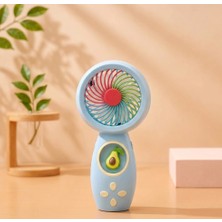 Mini Şarjlı El Fanı Sevimli Mini Masaüstü Fan Mini Taşınabilir Fa