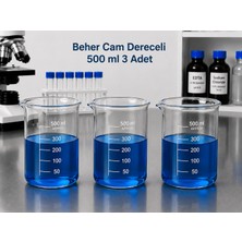 Labolist Beher Cam Dereceli 500ML  3 Adet