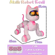 Boratila Toys Uzaktan Kumandalı Şarjlı Çok Fonksiyonlu Interaktif Akıllı Robot Kedi