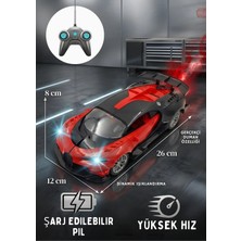 Boratila Toys 1:16 Ölçek Buhar Atan Full Fonksiyon Işıklı Şarjlı Bugatti Görünümlü Uzaktan Kumandalı Araba