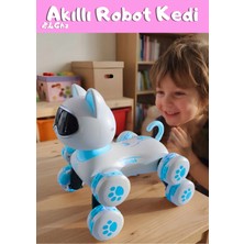 Boratila Toys Akıllı Robot Kedi 360 Derece Dönebilen Çok Fonksiyonlu Uzaktan Kumandalı Oyuncak