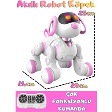 Boratila Toys Uzaktan Kumandalı Şarjlı Çok Fonksiyonlu Eğitici ve Öğretici Interaktif Akıllı Robot Köpek