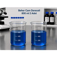 Labolist Beher Cam Dereceli 800ML  2 Adet