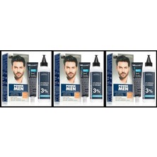 Joanna Power Men Krem Boya 3ü1 Arada Saç Sakal Bıyık 01 Siyah – 3 Adet