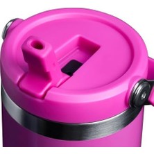 TeknoKapsül Iceflow Flip Straw Tumbler Pipetli Termos Bardak, 0.89 L