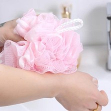 TeknoKapsül Renkli Peluş Lif: Yumuşak Etkili Vücut Yıkama Lifi 3 Adet, Duş Banyo Için Mükemmel Temizlik