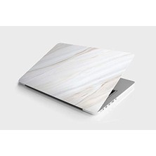 TeknoKapsül Laptop Notebook Pc Kaplama Etiketi Mermer Doku