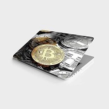 TeknoKapsül Laptop Bilgisayar Notebook Pc Kaplama Etiketi Bit-Coin