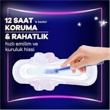 TeknoKapsül Orkid Platinum Hijyenik Ped Gece Ekstra (Boy 5) Süper Ekonomik Paket 14 Adet Ped