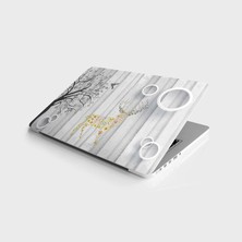 TeknoKapsül Laptop Notebook Pc Kaplama Etiketi Renkli Geyik