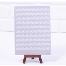TeknoKapsül Motifli Gri Sticker Seti, A5 2 Sayfa
